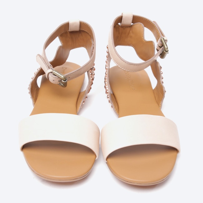 Image 2 of Sandals EUR 36 Beige in color White | Vite EnVogue