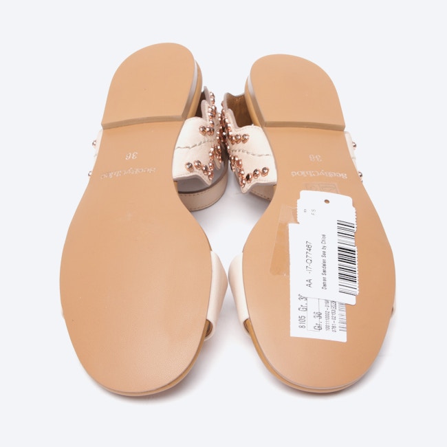 Image 4 of Sandals EUR 36 Beige in color White | Vite EnVogue