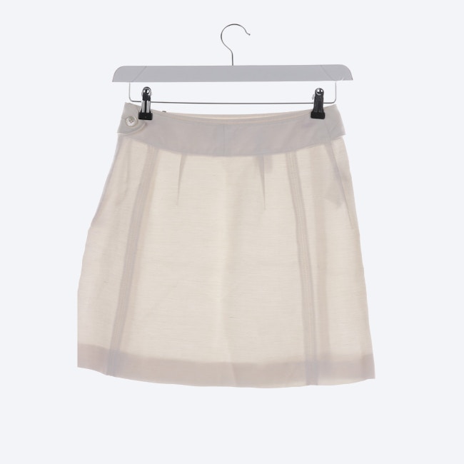 Image 2 of Mini Skirt 36 Cream in color White | Vite EnVogue