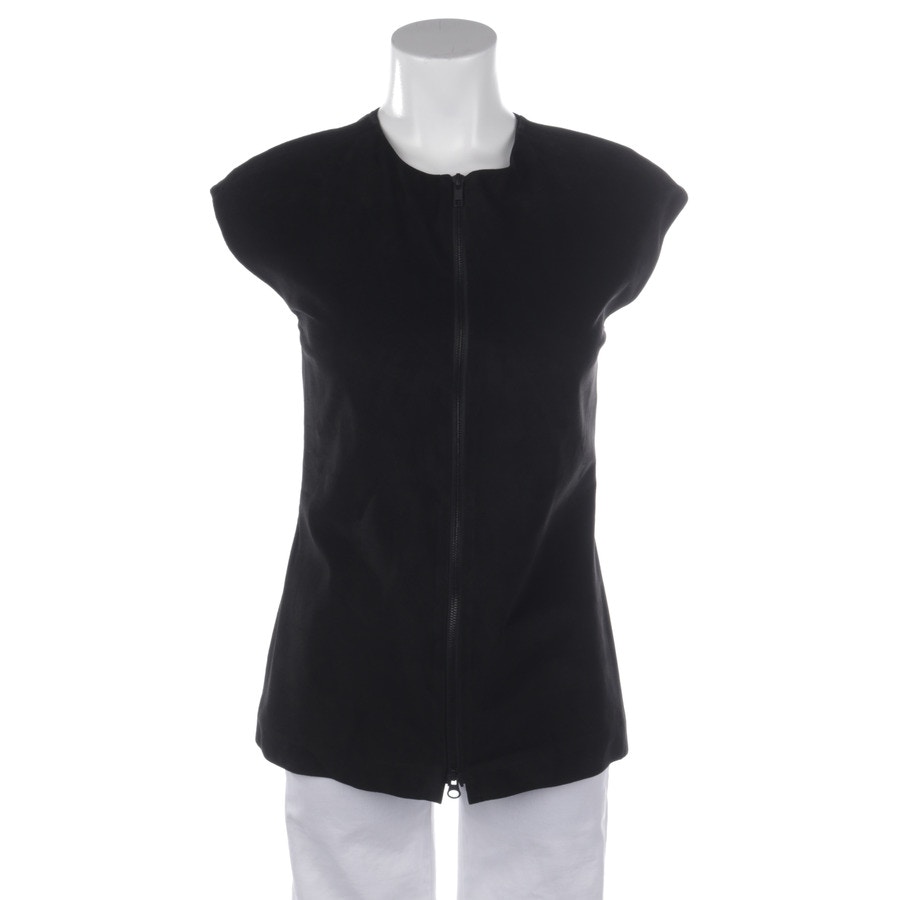 Image 1 of Leather Vest S Black in color Black | Vite EnVogue