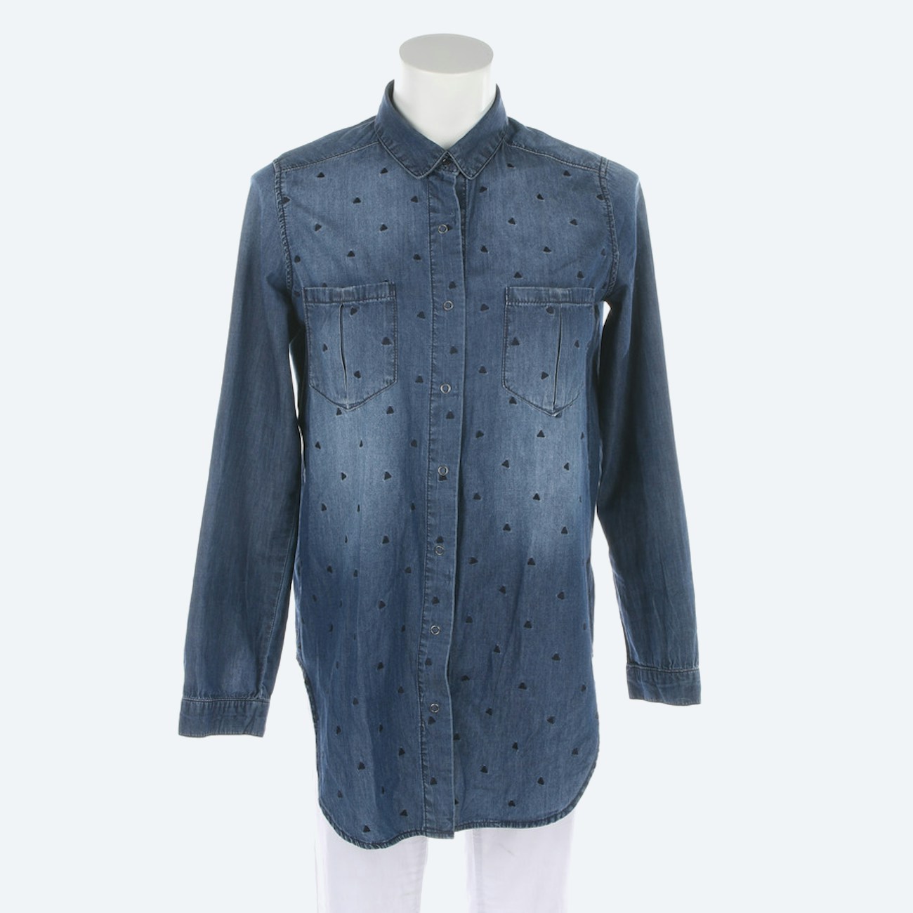 Image 1 of Shirt 36 Steelblue in color Blue | Vite EnVogue