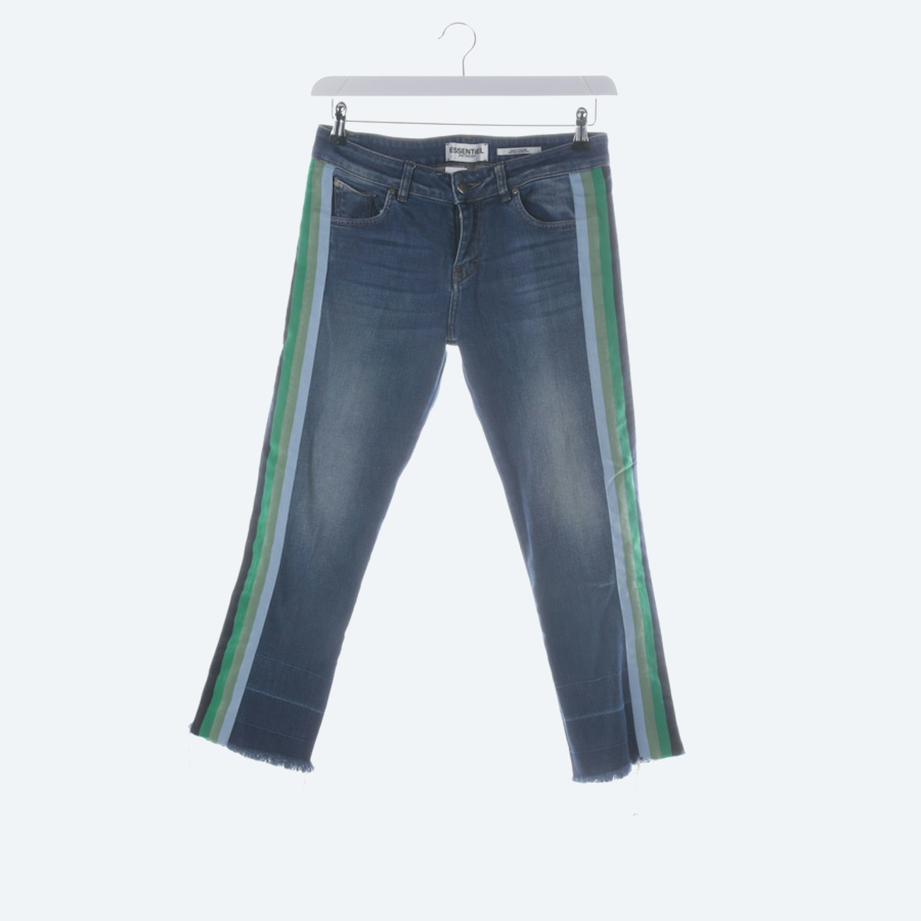 Image 1 of Straight Fit Jeans W27 Royalblue in color Blue | Vite EnVogue