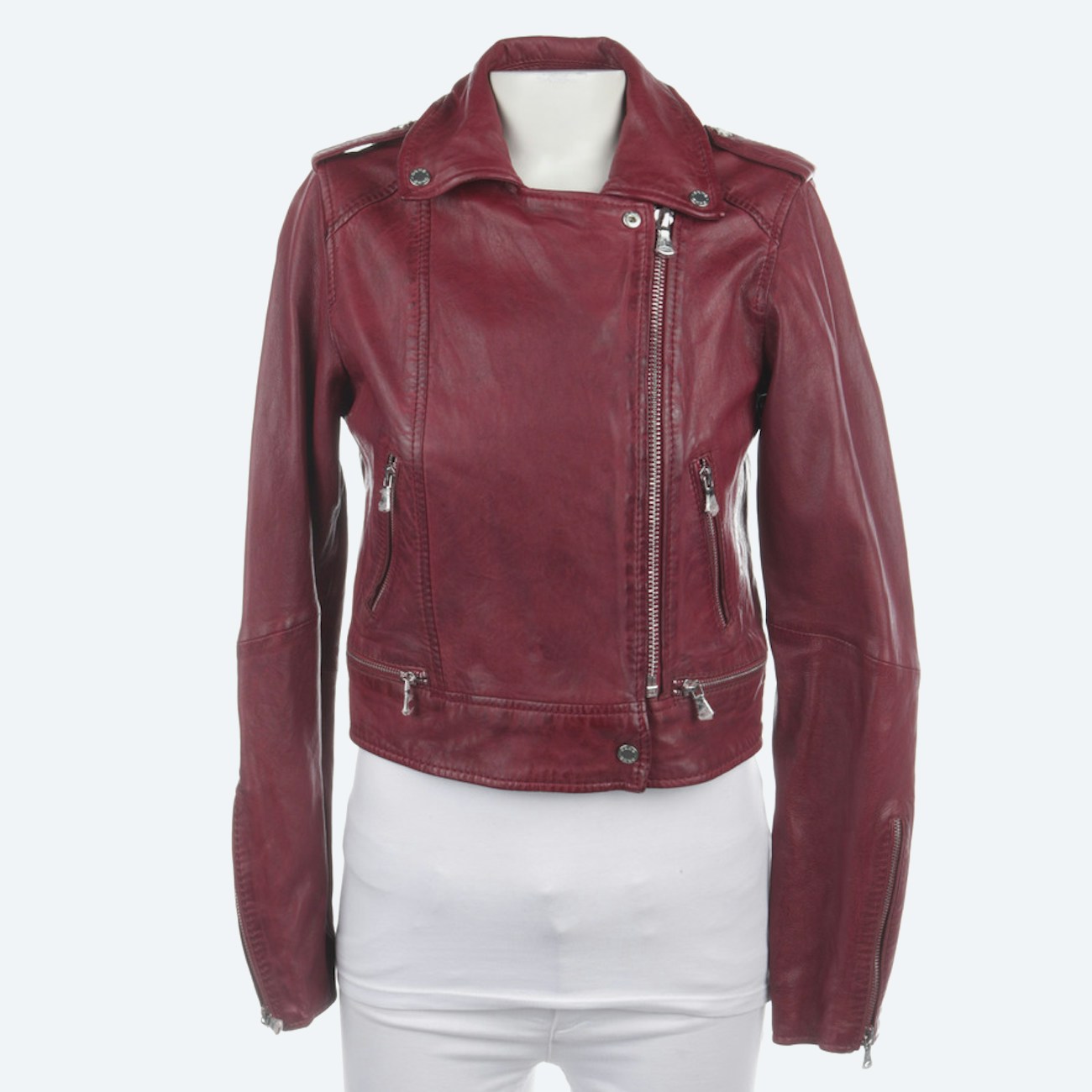 Image 1 of LeatherJacket S Raspberry in color Pink | Vite EnVogue
