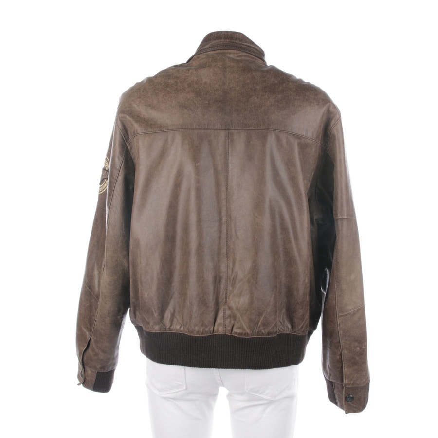 Image 2 of Leather Jacket 54 Cognac in color Brown | Vite EnVogue