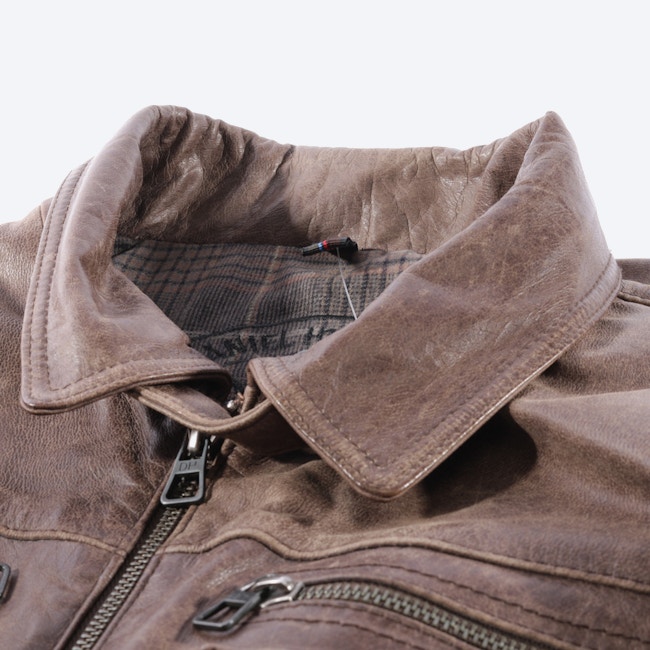 Image 3 of Leather Jacket 54 Cognac in color Brown | Vite EnVogue