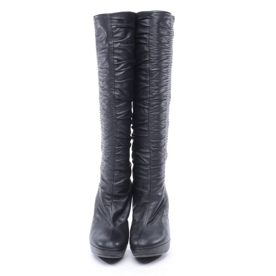 Image 2 of Knee High Boots EUR 38.5 Black in color Black | Vite EnVogue