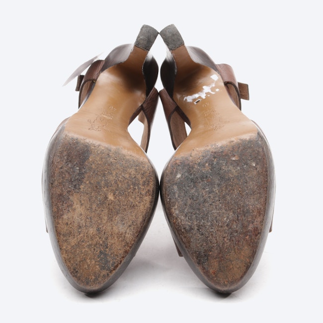 Image 4 of Heeled Sandals EUR 40 Cognac in color Brown | Vite EnVogue