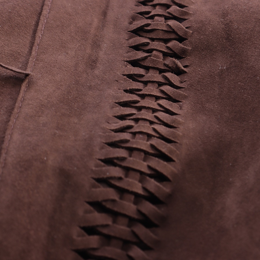 Image 4 of Leather Coat S Brown in color Brown | Vite EnVogue