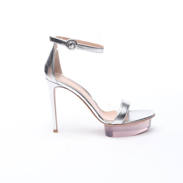Image 1 of Heeled Sandals EUR 38.5 Silver | Vite EnVogue