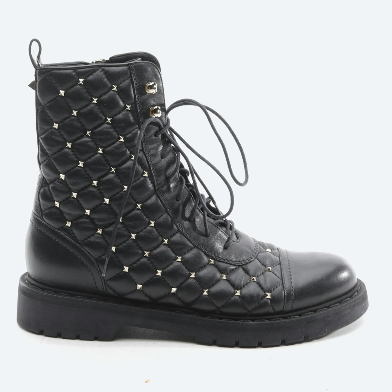 Image 1 of Rockstud Ankle Boots EUR 37.5 Black in color Black | Vite EnVogue
