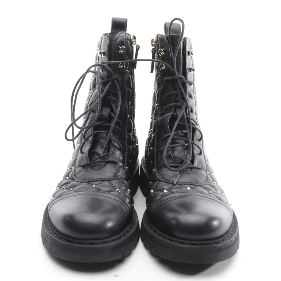 Image 2 of Rockstud Ankle Boots EUR 37.5 Black in color Black | Vite EnVogue