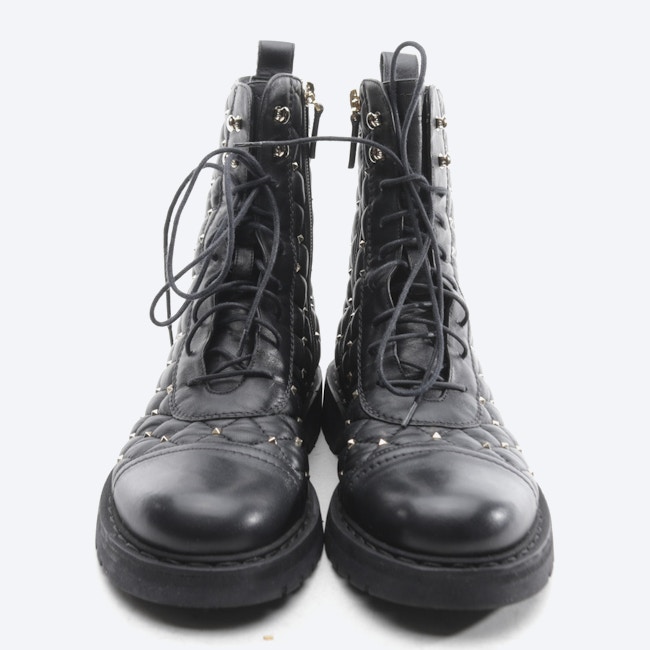 Image 2 of Rockstud Ankle Boots EUR 37.5 Black in color Black | Vite EnVogue
