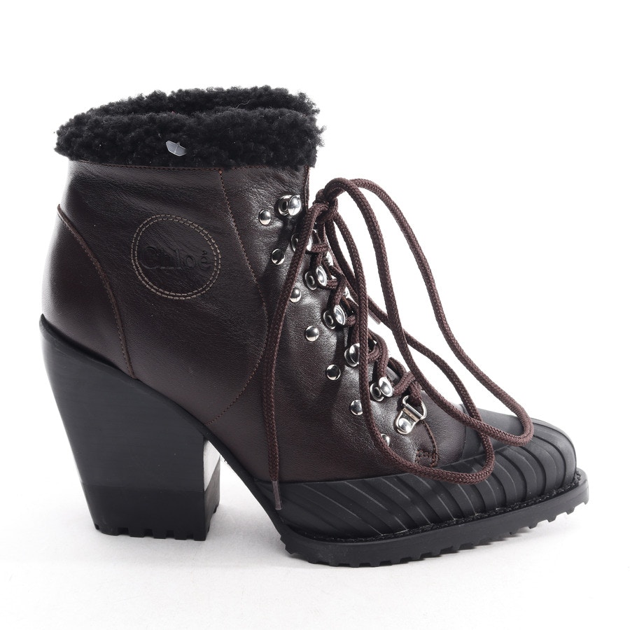 Image 1 of Ankle Boots EUR 39.5 Dark brown in color Brown | Vite EnVogue