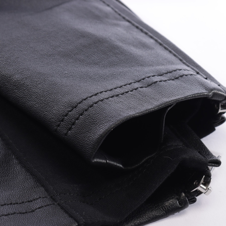 Image 3 of Leder Leather Pants 40 Black in color Black | Vite EnVogue