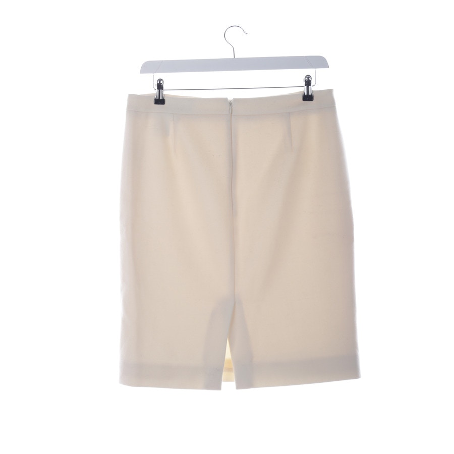 Image 2 of Wool Skirt 2XL Cream in color White | Vite EnVogue