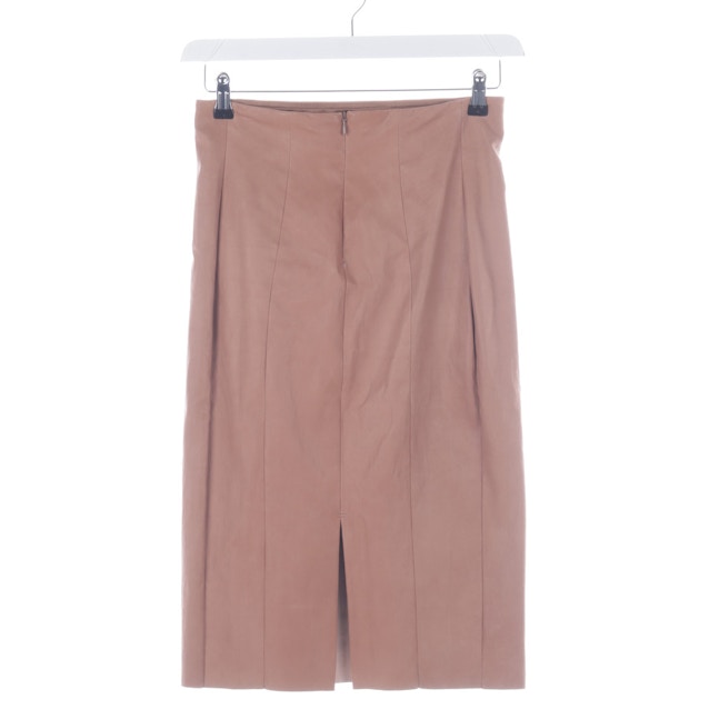Leather Skirt L Light Brown | Vite EnVogue