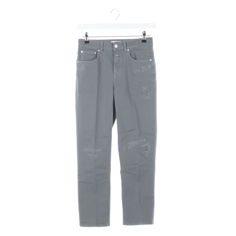 Bild 1 von Slim Fit Jeans W28 Graugrün in Farbe Grau | Vite EnVogue