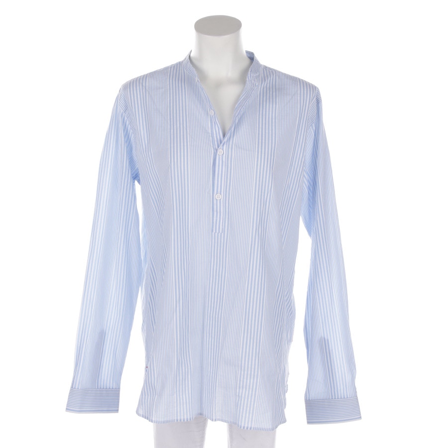 Image 1 of Shirt Blouse L Light Blue in color Blue | Vite EnVogue