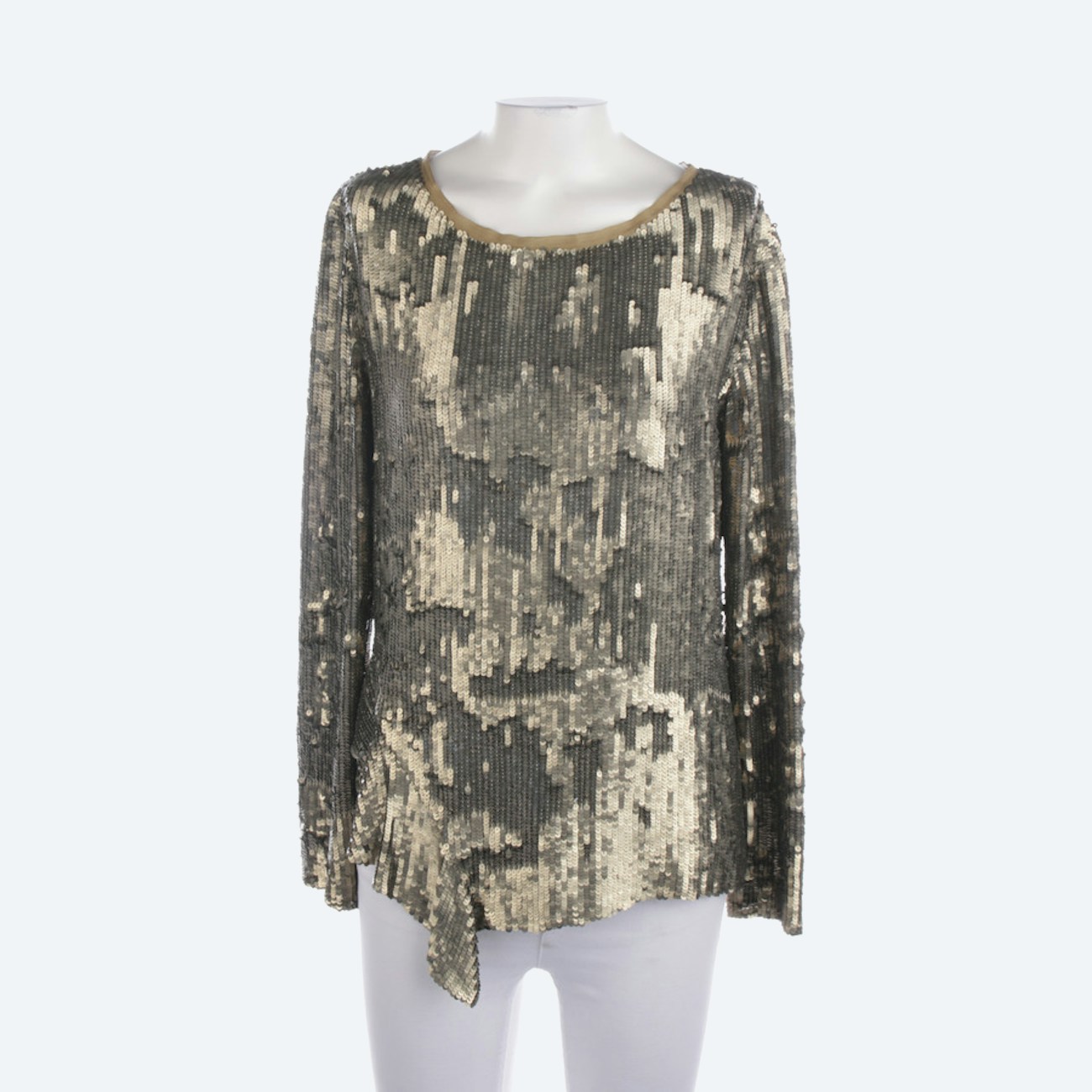 Image 1 of Silk Blouse 34 Gold in color Metallic | Vite EnVogue