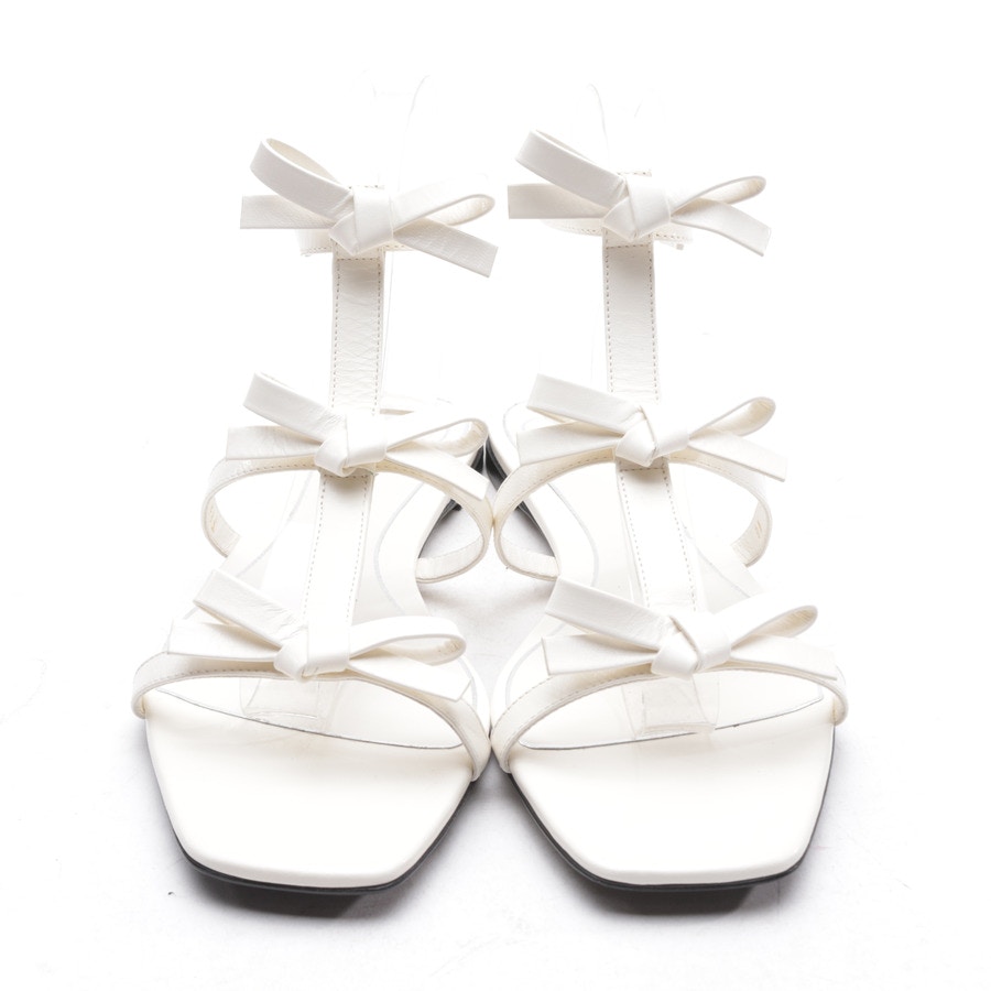 Image 2 of Sandals EUR 38.5 White in color White | Vite EnVogue