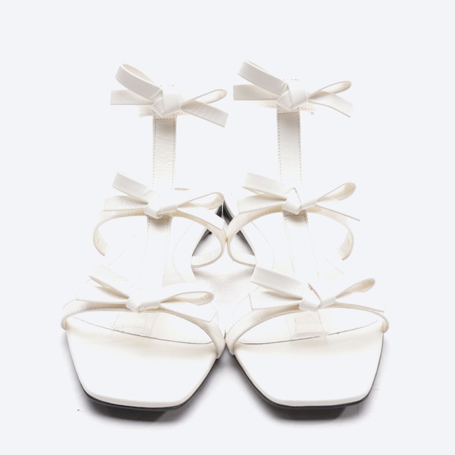 Image 2 of Sandals EUR 38.5 White in color White | Vite EnVogue
