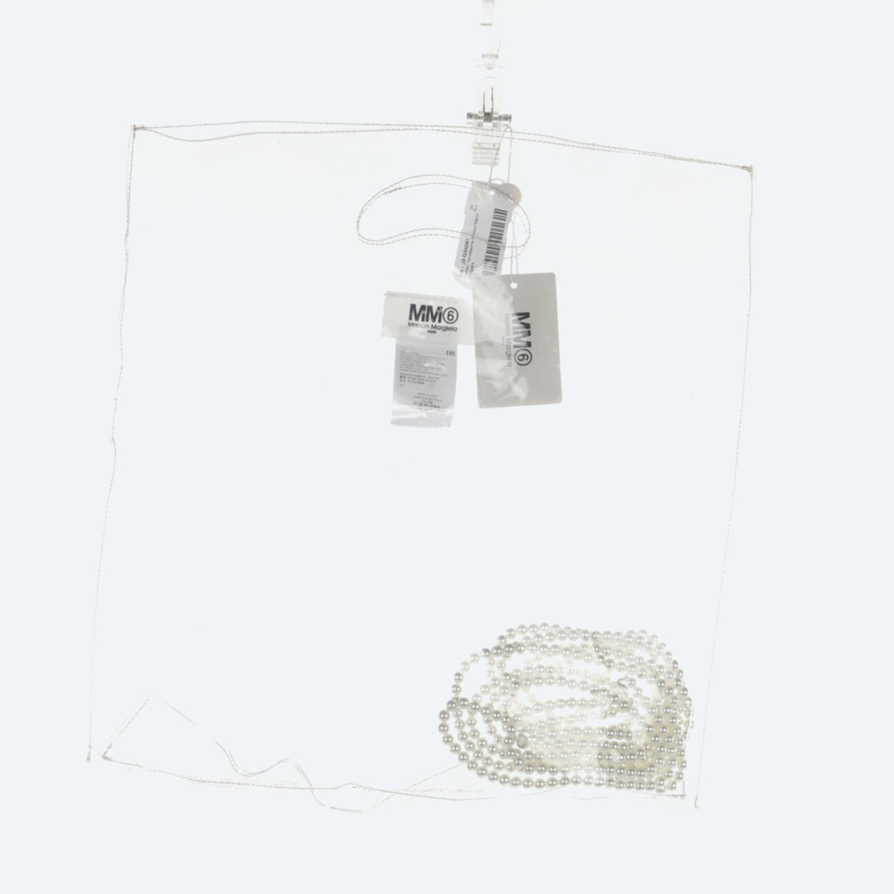 Bild 1 von Handtasche Transparent in Farbe Weiß | Vite EnVogue