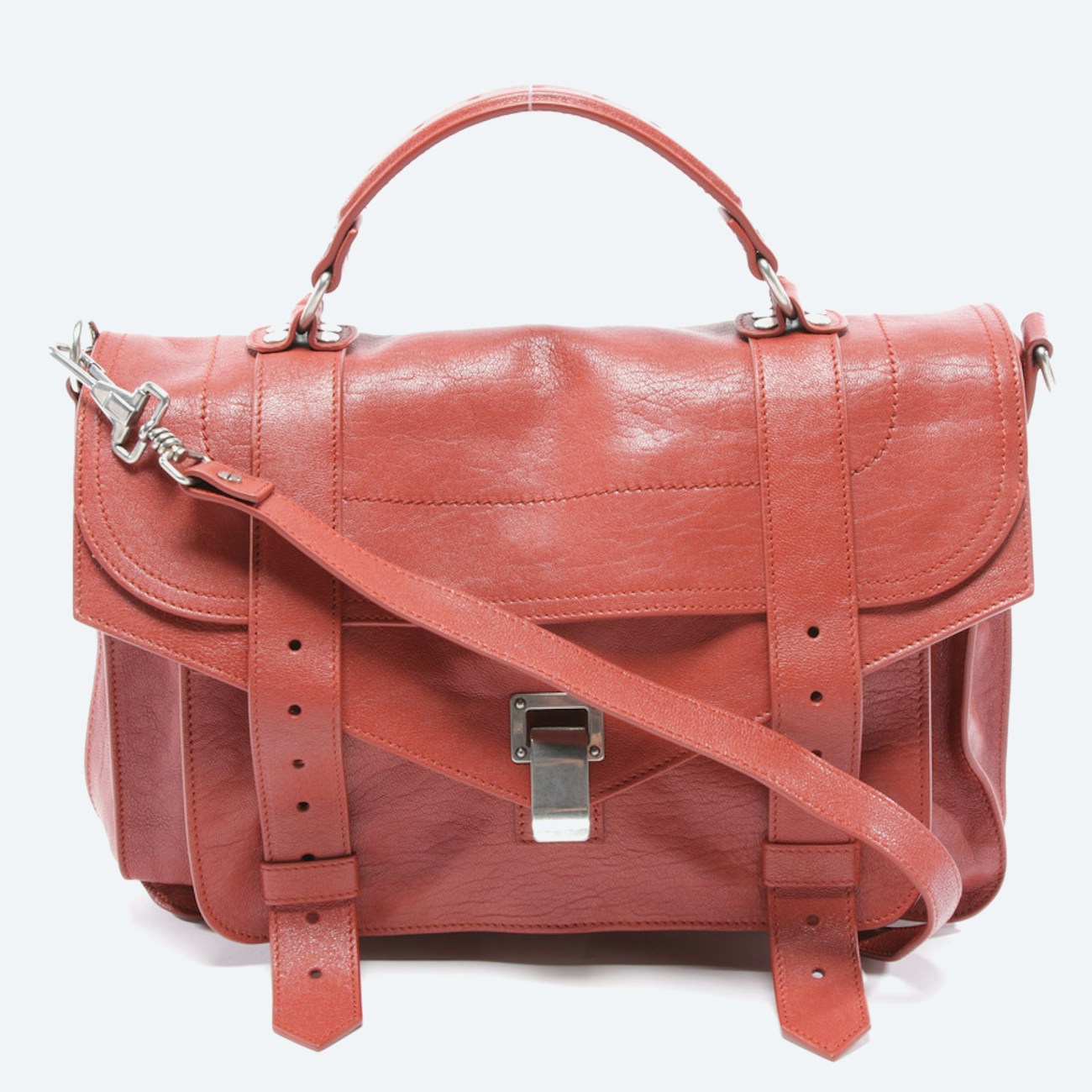 Image 1 of PS1 Medium Shoulder Bag Rust in color Brown | Vite EnVogue