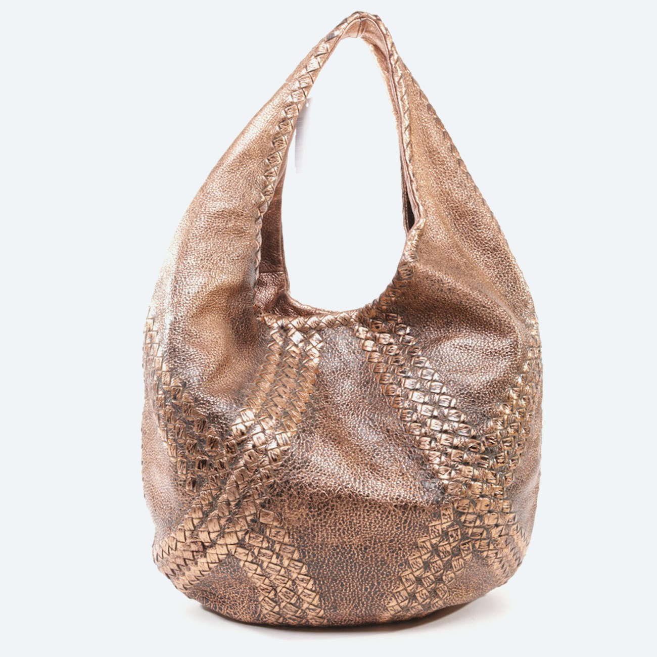 Image 1 of Shoulder Bag Rose Gold in color Metallic | Vite EnVogue