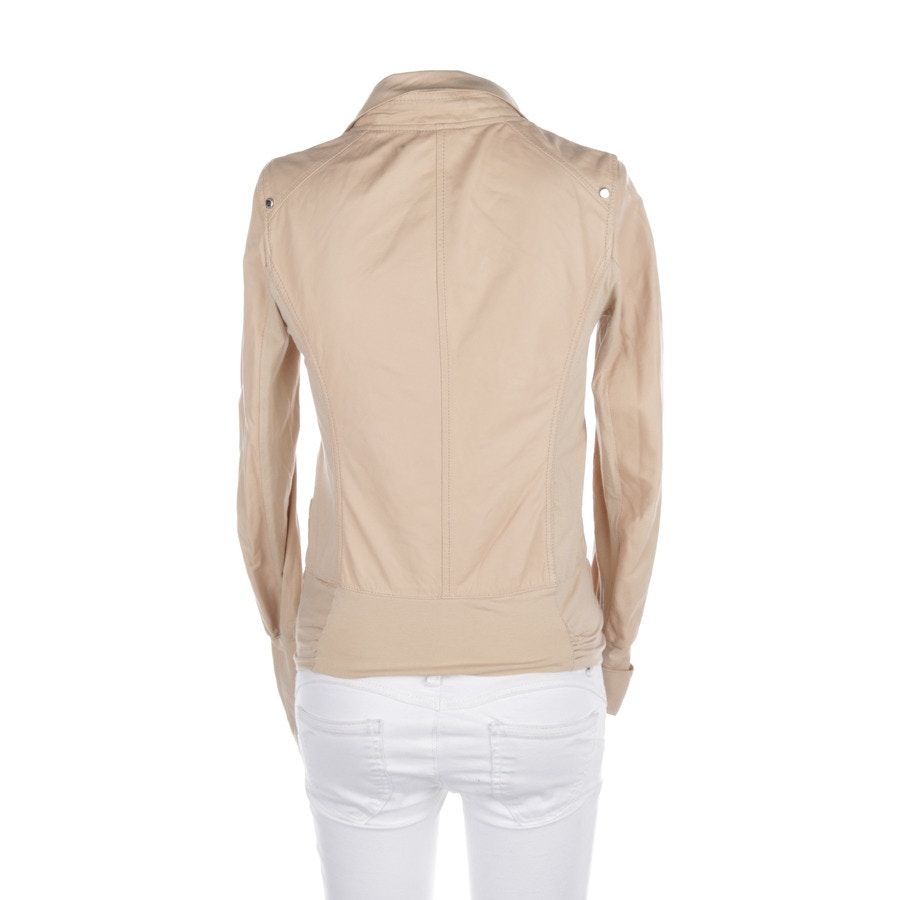 Image 2 of LeatherJacket 34 Peach in color Yellow | Vite EnVogue