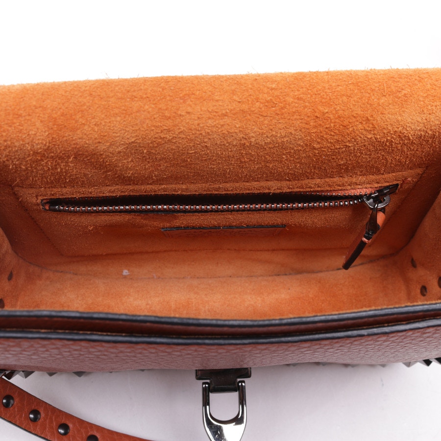 Image 5 of Rockstud Shoulder Bag Rust in color Brown | Vite EnVogue