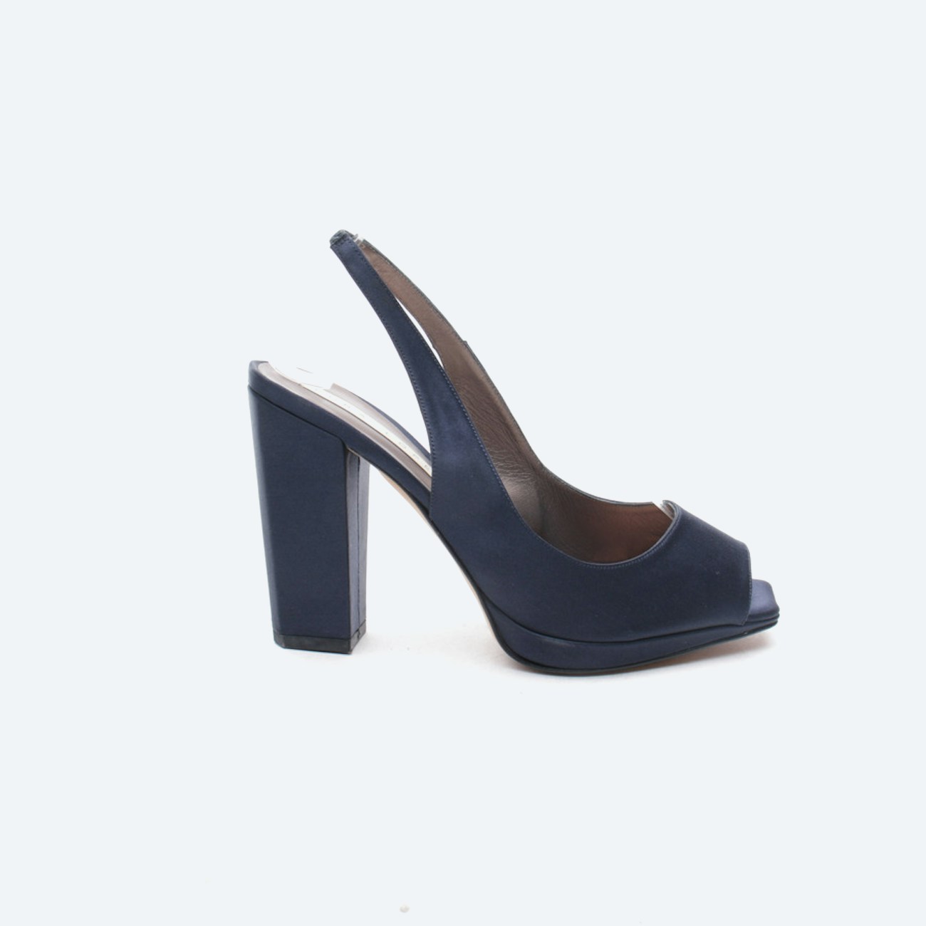 Image 1 of Heeled Sandals EUR 38.5 Navy in color Blue | Vite EnVogue
