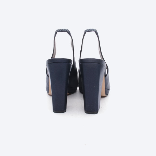 Image 3 of Heeled Sandals EUR 38.5 Navy in color Blue | Vite EnVogue
