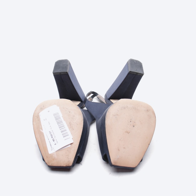 Image 4 of Heeled Sandals EUR 38.5 Navy in color Blue | Vite EnVogue