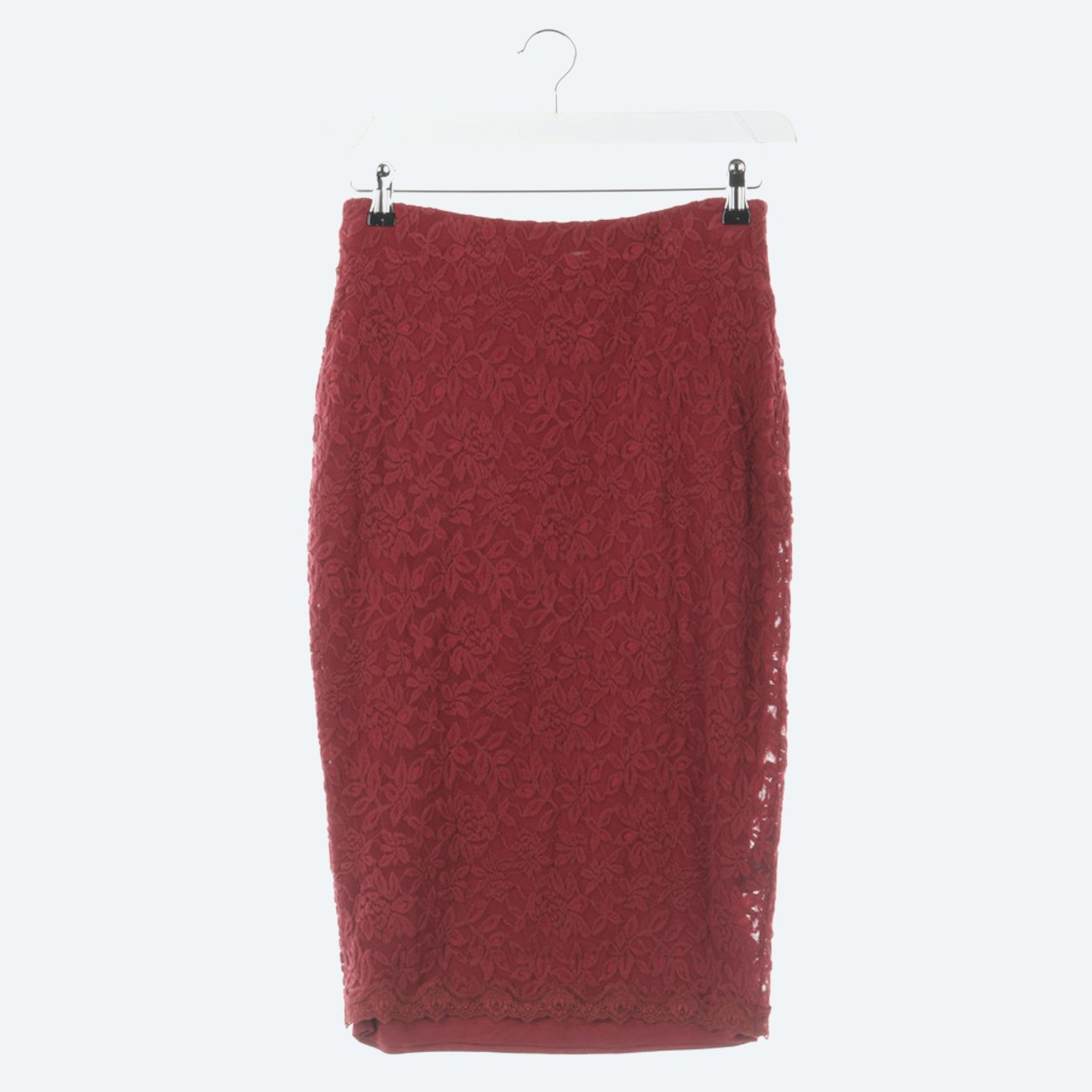 Image 1 of Skirt XS Dark red in color Red | Vite EnVogue
