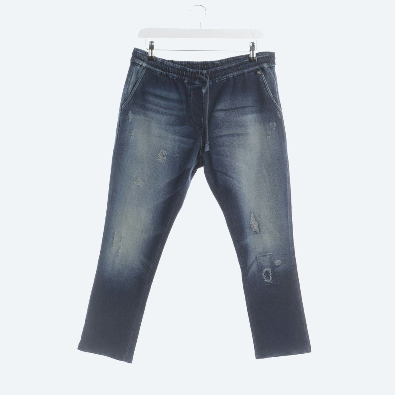 Image 1 of Trousers S Darkblue in color Blue | Vite EnVogue