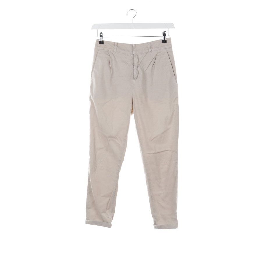 Image 1 of Trousers W26 Beige in color White | Vite EnVogue