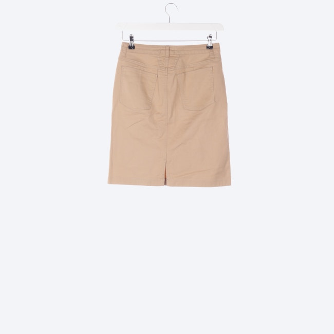 Image 2 of Skirt 42 Tan in color Brown | Vite EnVogue
