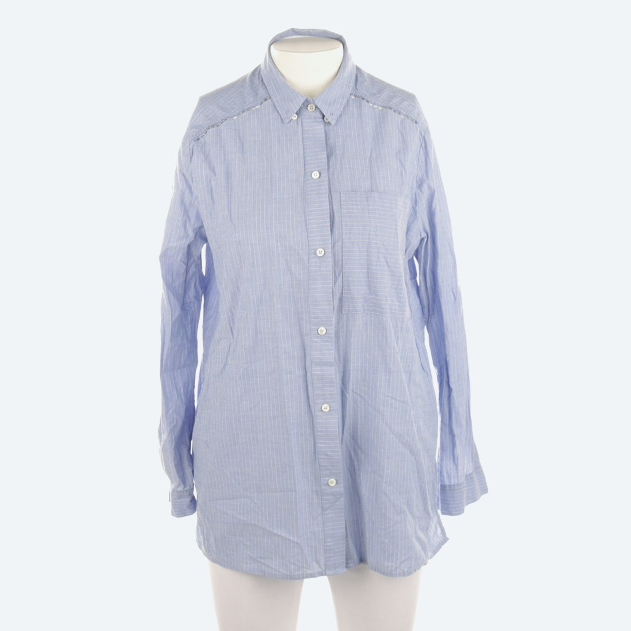 Image 1 of Shirt 38 Lightblue in color Blue | Vite EnVogue