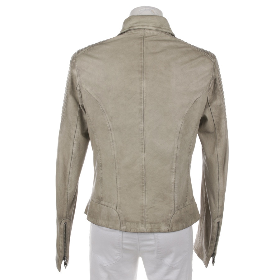 Image 2 of LeatherJacket 40 Beige in color White | Vite EnVogue
