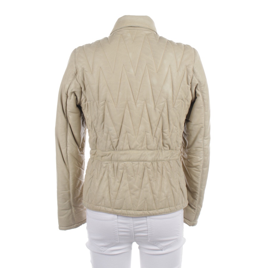 Image 2 of LeatherJacket S Beige in color White | Vite EnVogue
