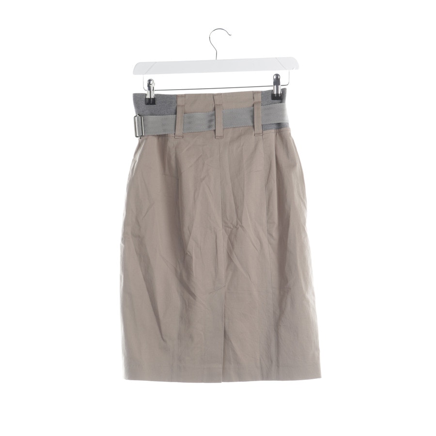 Image 2 of Skirt 34 Tan in color Brown | Vite EnVogue