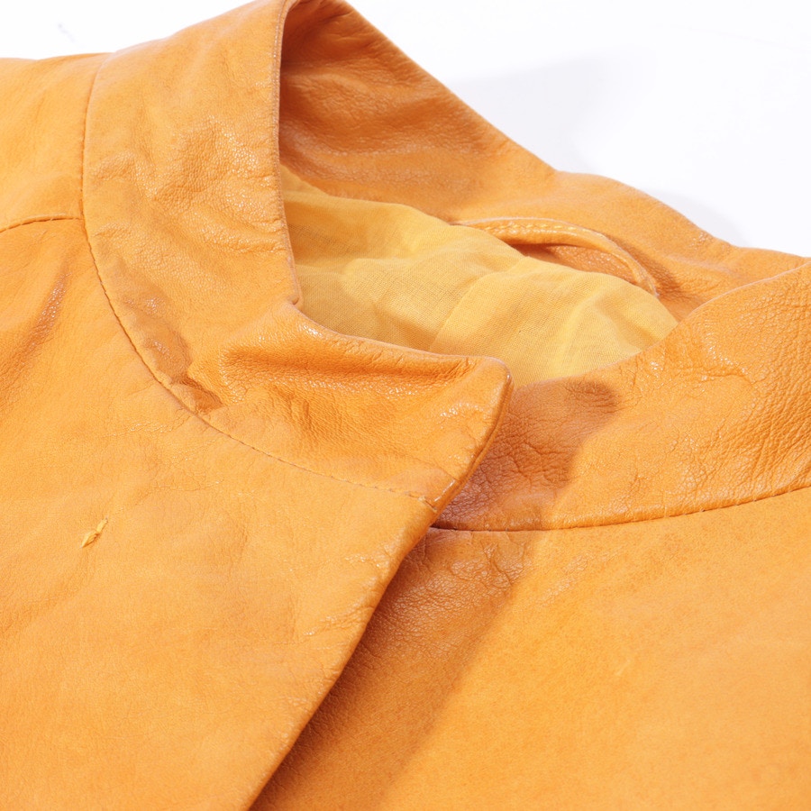 Image 3 of LeatherJacket 40 Orange in color Orange | Vite EnVogue