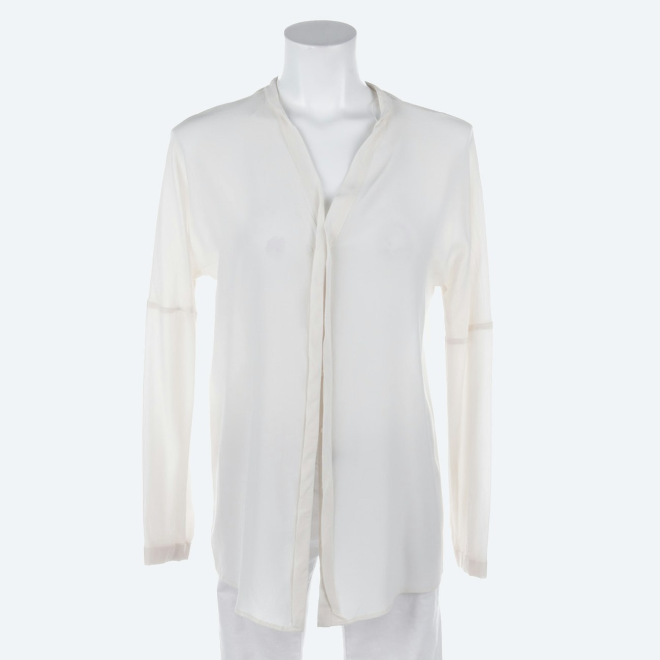 Image 1 of Shirt 40 Off white in color White | Vite EnVogue