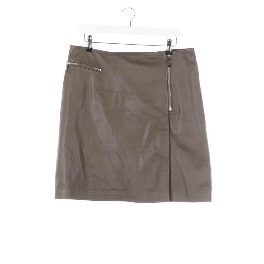 Image 1 of Leather Skirt 40 Copper in color Brown | Vite EnVogue