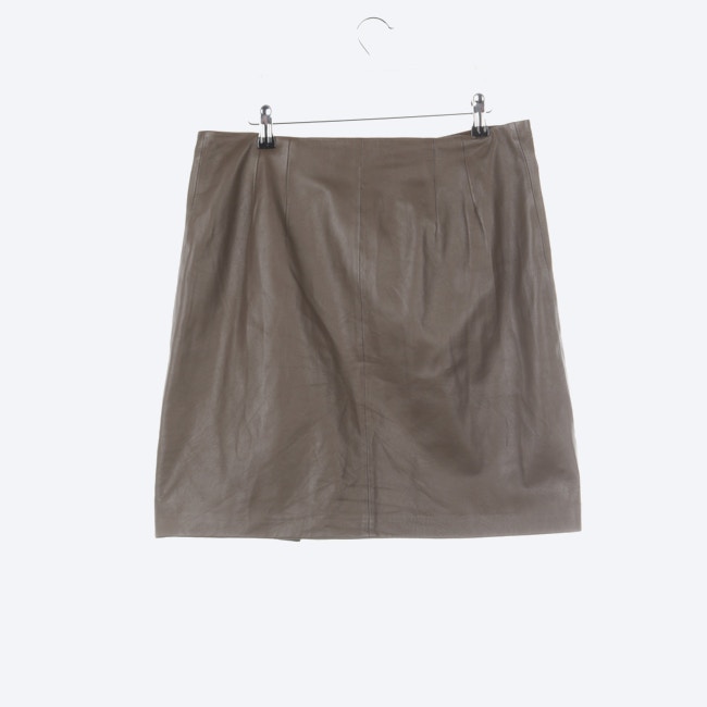 Image 2 of Leather Skirt 40 Copper in color Brown | Vite EnVogue