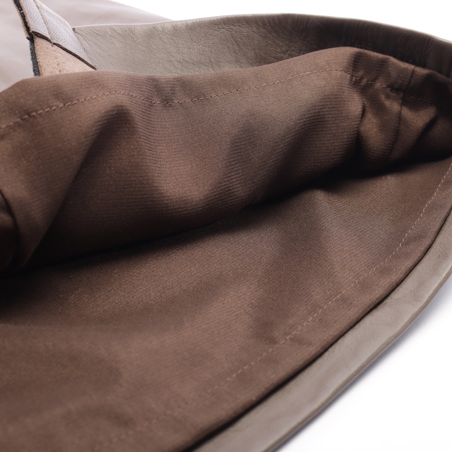 Image 3 of Leather Skirt 40 Copper in color Brown | Vite EnVogue