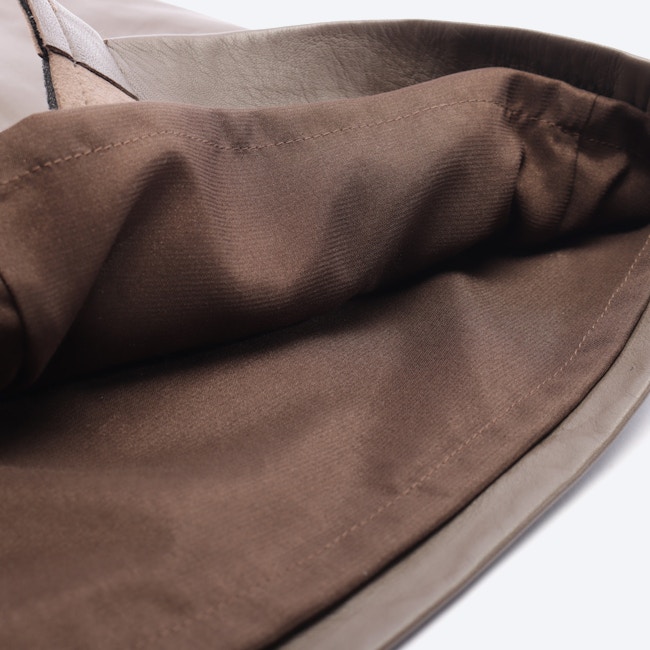 Image 3 of Leather Skirt 40 Copper in color Brown | Vite EnVogue