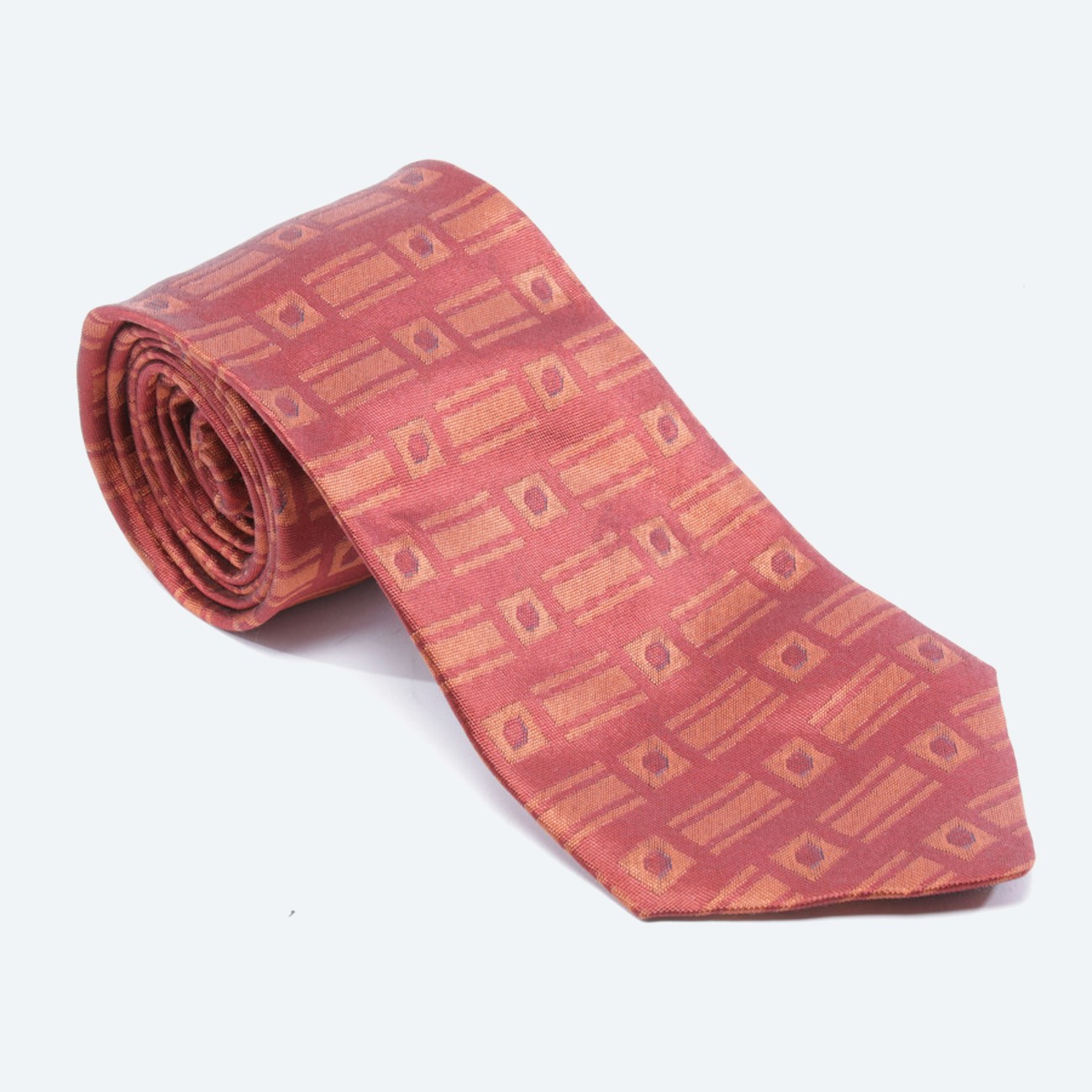 Image 1 of Silk Tie Rust in color Brown | Vite EnVogue