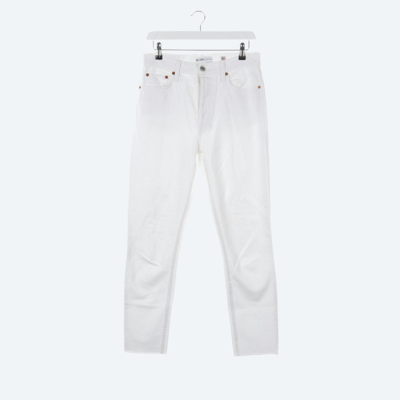 Image 1 of Jeans W28 Cream in color White | Vite EnVogue