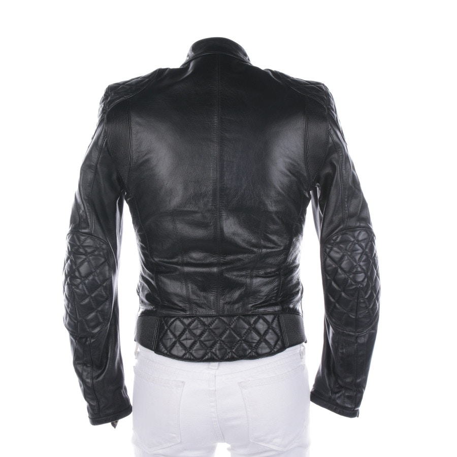 Image 2 of Leather Jacket 44 Black in color Black | Vite EnVogue